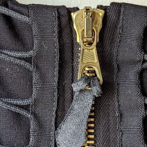 Rag & Bone Black Layla Contour Bodycon Ladder Back Mini Dress Size 6 Black - Picture 9 of 16